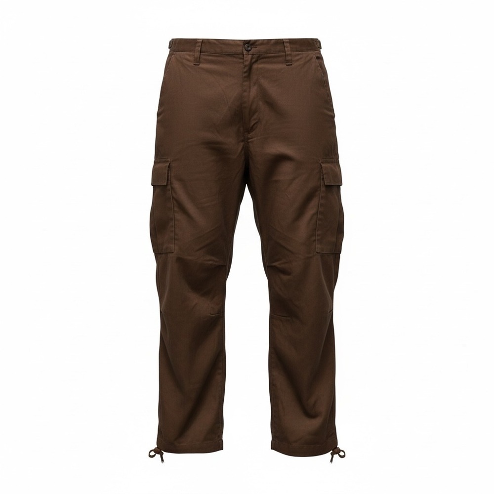 Regal Wear Cargo Pants Men Size 42x32 Brown Cotton Polyester Utility Pockets‎